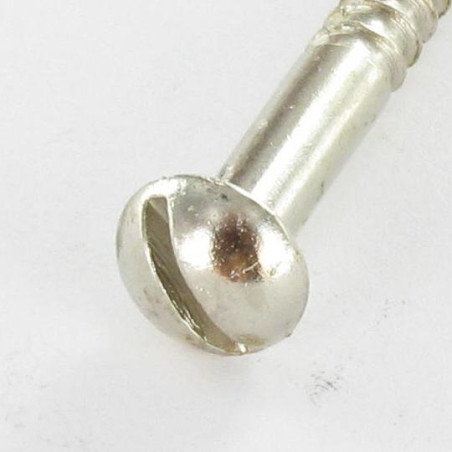 1 x Viti Per Legno Testa Poelier Con Intaglio 3,5X16 Acciaio Cromato
