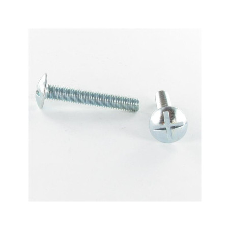 1 x Vite Testa Poelier Larga Con Intaglio In Croce M10X55 Discussione completa Acciaio Inox A2