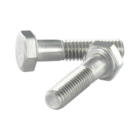 1 x Gambo Del Bullone Parzialmente Filettato Testa Esagonale 3/8X 3" Filettatura Parziale Unc/Bsw Passo Inglese Whitworth