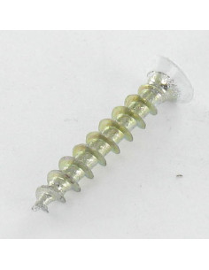 Vite Per Pvc Testa Forata Bombata Phillips 4,3X25 Zincate... 2