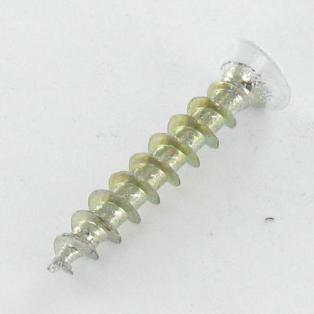 1 x Vite Per Pvc Testa Forata Bombata Phillips 4,3X25 Zincate RAL9003 bianco di sicurezza