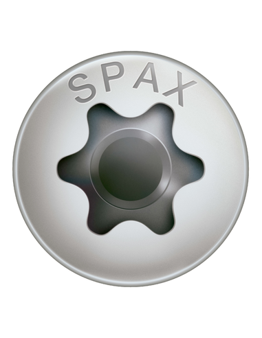 1 x Spax Viti Per Legno Testa Forata Bombata...