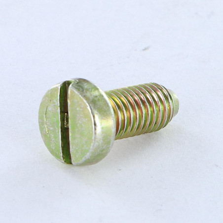1 x Vite Per Metalli Testa Cilindrica Larga Con Intaglio M5X12 BP Bicromato