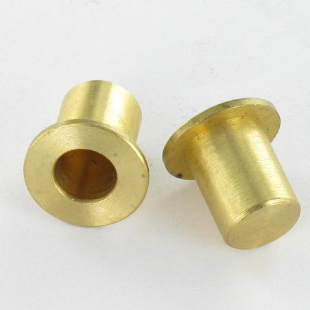 1 x PRESE Ottone 12X10 con Flangia
