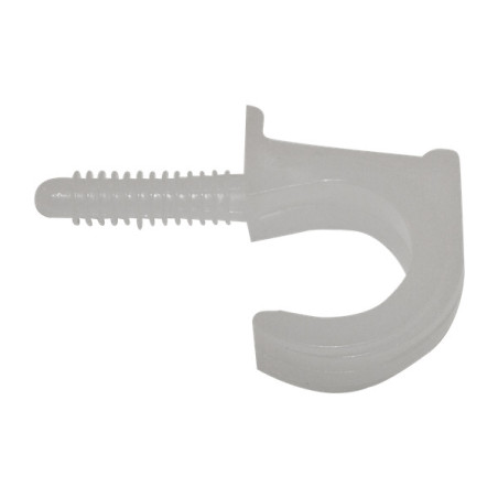 1 x Graffetta Per Cavo CLIP SEMPLICE Per Cavo Da 20 Nylon