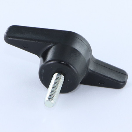 1 x Maniglia di serraggio nailon negro MASCHIO M6X30