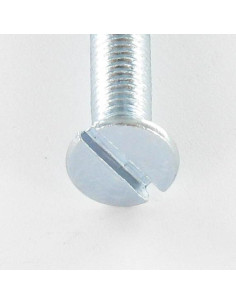 Vite Per Metalli Testa Forata Con Intaglio M3X25 Zincate... 2