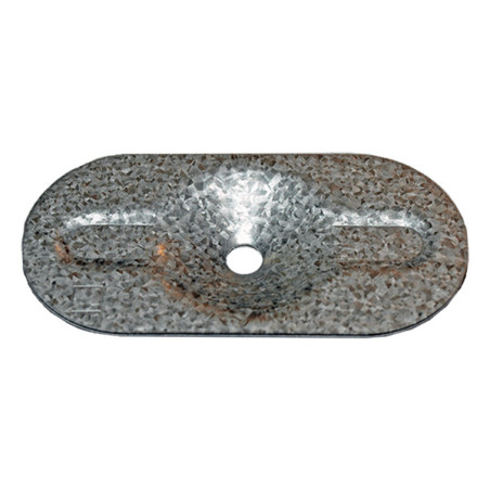 1 x Rondella OVALE Fissaggio ISOLANTE 82X405.5X1 Zincate