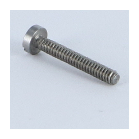1 x Vite Per Metalli Testa Cilindrica Con Intaglio M1.6X7 Acciaio Grezzo microviti