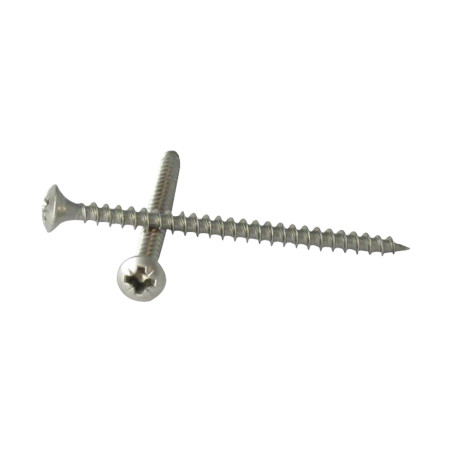 1 x Vite Per Legno E Truciolato Acciaio Inox A2 Testa Forata Bombata Pozy 5X40