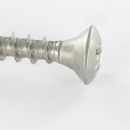 1 x Vite Per Legno E Truciolato Acciaio Inox A2 Testa Forata Bombata Pozy 5X40