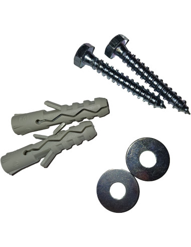 1 x KIT 2 Viti A Legno 6X40 CON2 Rondella E 2...