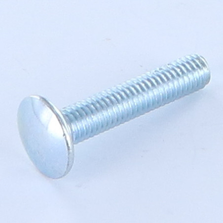 1 x Testa Poelier Con Colletto Quadrato M6X30 Colletto Basso 1.5 Diametro Della Testa: 13.5 Zincate