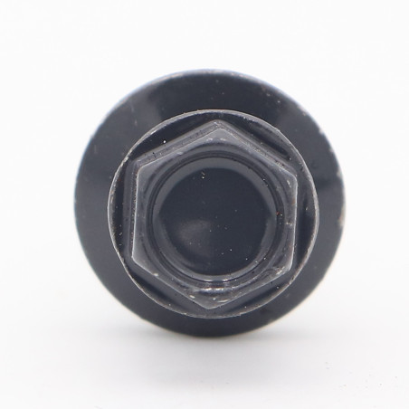 1 x Vite Autoperforante Testa Esagonale 4.8X35 Rondella Di Tenuta Con Guarnizione In Neoprene Epdm Zincate Ral7024 Grigio