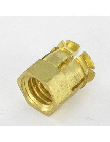 1 x Inserto Ottone 10X13 M8 Senza PALLA