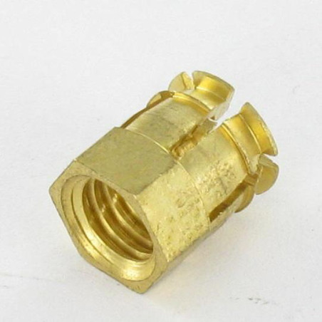 1 x Inserto Ottone 10X13 M8 Senza PALLA