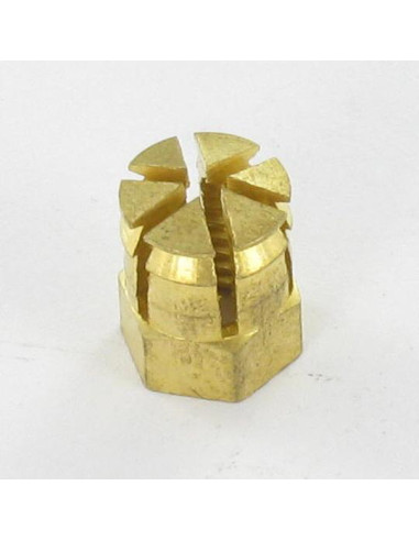 1 x Inserto Ottone 10X13 M8 Senza PALLA