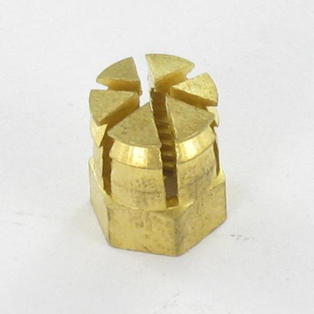 1 x Inserto Ottone 10X13 M8 Senza PALLA