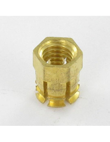 1 x Inserto Ottone 10X13 M8 Senza PALLA