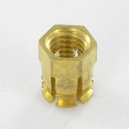 1 x Inserto Ottone 10X13 M8 Senza PALLA