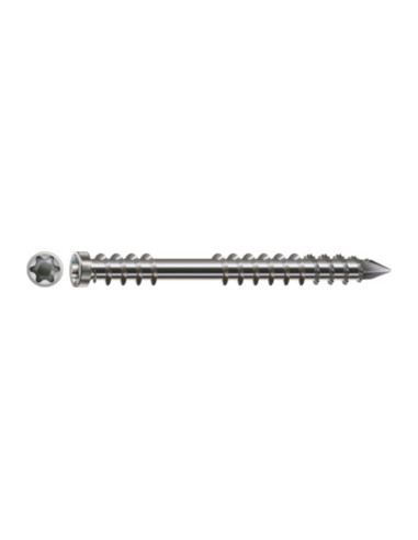 1 x Spax Vite Per Decking Testa Cilindrica T25...