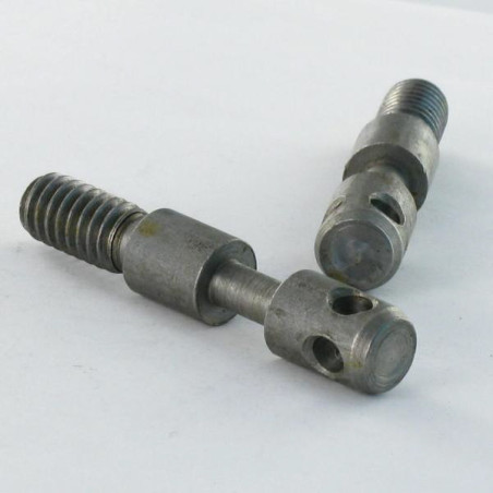 1 x Asta Acciaio Grezzo lungo M6X42 Passo 100 Testa 9