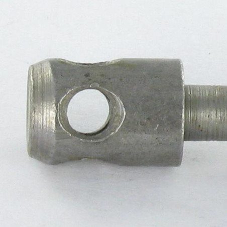 1 x Asta Acciaio Grezzo lungo M6X42 Passo 100 Testa 9
