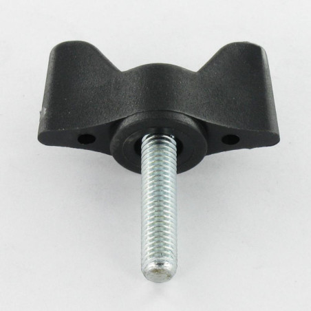 1 x Leva di serraggio dei dadi a farfalla nailon negro M6X40