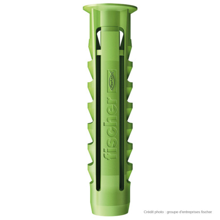 1 x Tassello Fischer SX VERDE 10X50