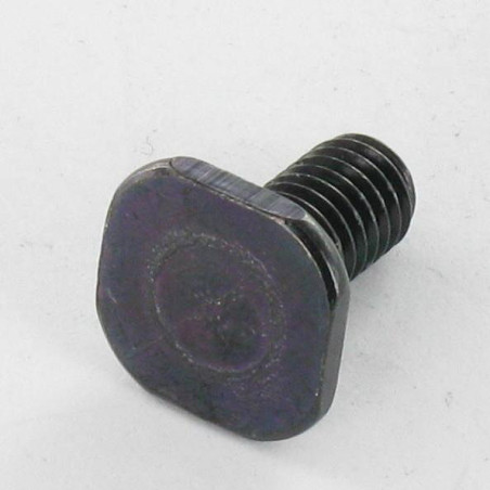 1 x Vite Per Metalli Testa Quadrata M6X12 12X12X2 Acciaio Zincato Nero