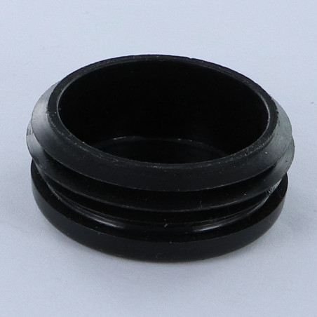 1 x Tappo per tubo tondo Diametro Esterno 34 Interno 28-32.4 Polietilene Nero
