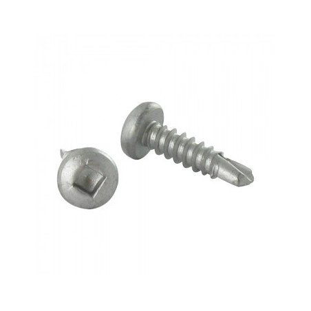 1 x Vite Autoperforante Acciaio Inox A2 Testa Cilindrica Quadrato 4.8X13