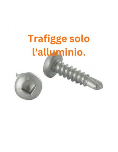 1 x Vite Autoperforante Acciaio Inox A2 Testa...