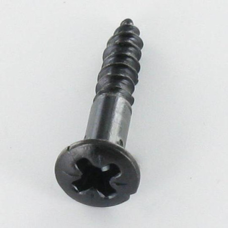1 x Viti Per Legno Testa Forata Bombata Pozi PZ5 3,5X20 Acciaio Zincato Nero