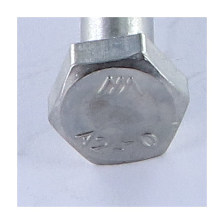1 x Gambo Del Bullone Parzialmente Filettato Acciaio Inox A2 Testa Esagonale M33X160