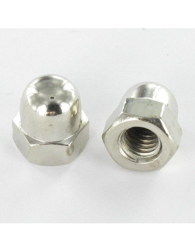 1 x Dado cieco M12 Acciaio Nichel