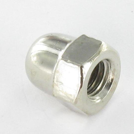 1 x Dado cieco M12 Acciaio Nichel