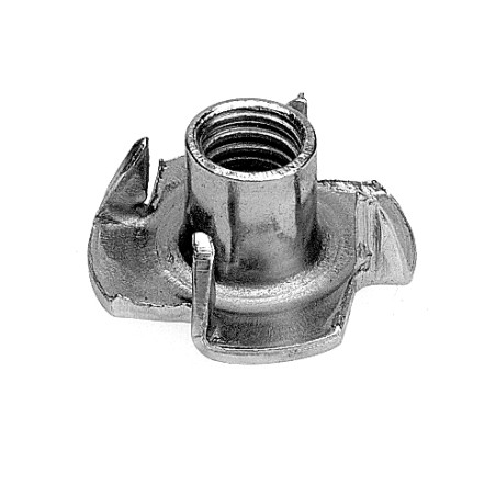 1 x Dado Ragno M5 Alto 8 Acciaio Zincato Nero