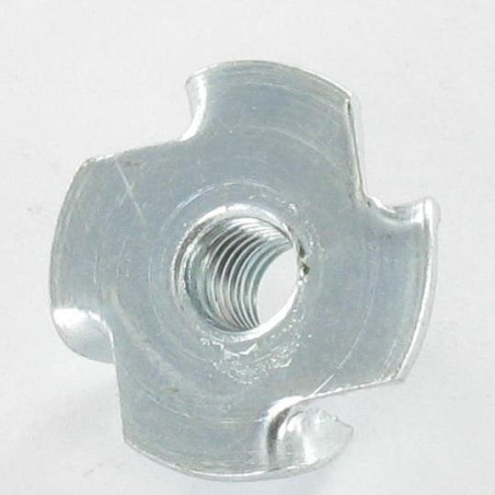 1 x Dado Ragno M8 Alto 17 Zincate