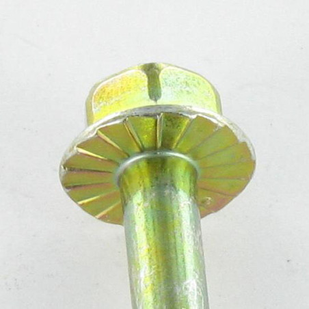 1 x Gambo Del Bullone Parzialmente Filettato Telaio Testa Esagonale Flangia M16X225 Bicromato