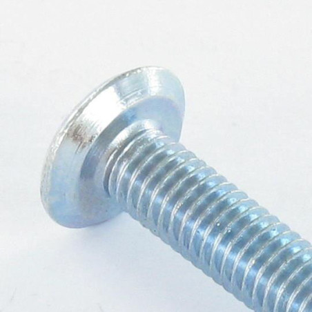 1 x Vite Per Metalli Piatta Pozy M6X35 Punta A Tronco Di Cono Zincate