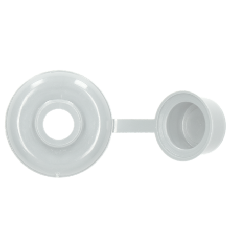 1 x Coprivite Vite A Legno Da 7 Ral9001 Bianco Crema Polietilene