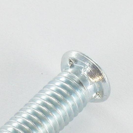 1 x Vite Per Metalli Testa Forata Dentellato M6X25 Diametro Della Testa: 8.5 Zincate