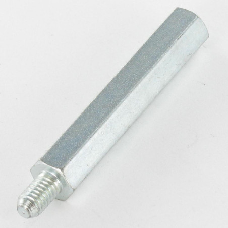 1 x Distanziatore Esagonale Maschio/Femmina M6/10 10X55 Filettata Su 10 Zincate