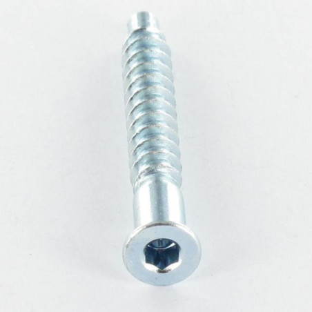 1 x Vite Autoperforante Confirmat Testa Forata Esagono Incassato 7X70 Filetto A Lamiera SS Dentellato Zincate