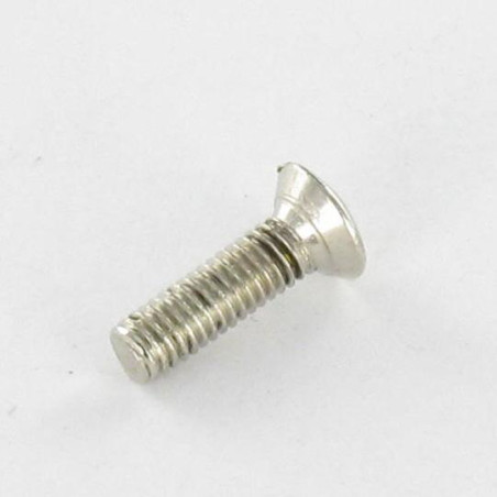 1 x Vite Per Metalli Ottone Nichelato Testa Forata Bombata Con Intaglio M3X10 microviti
