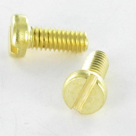 1 x Vite Per Metalli Ottone Testa Cilindrica Con Intaglio M4X40