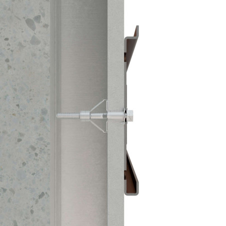 1 x Tassello metallico per cartongesso Con Vite Per Metalli Testa Esagonale M8X60 Zincate