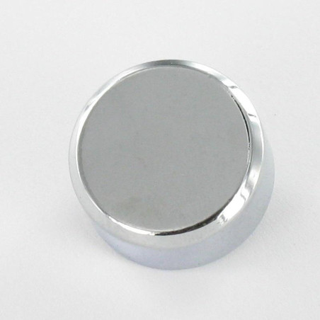 1 x Fissaggio Ottone Cromato +BASE Zamak Per Specchio 18