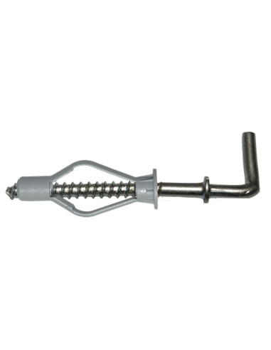 1 x Tassello Nylon 8X40 Con Gancio MEDIA...